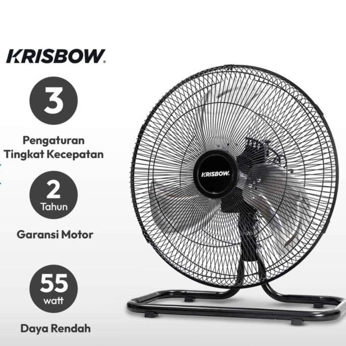 Krisbow Kipas Angin Meja Industri besi tornado 16 inch 2 in 1 BEST SELLER