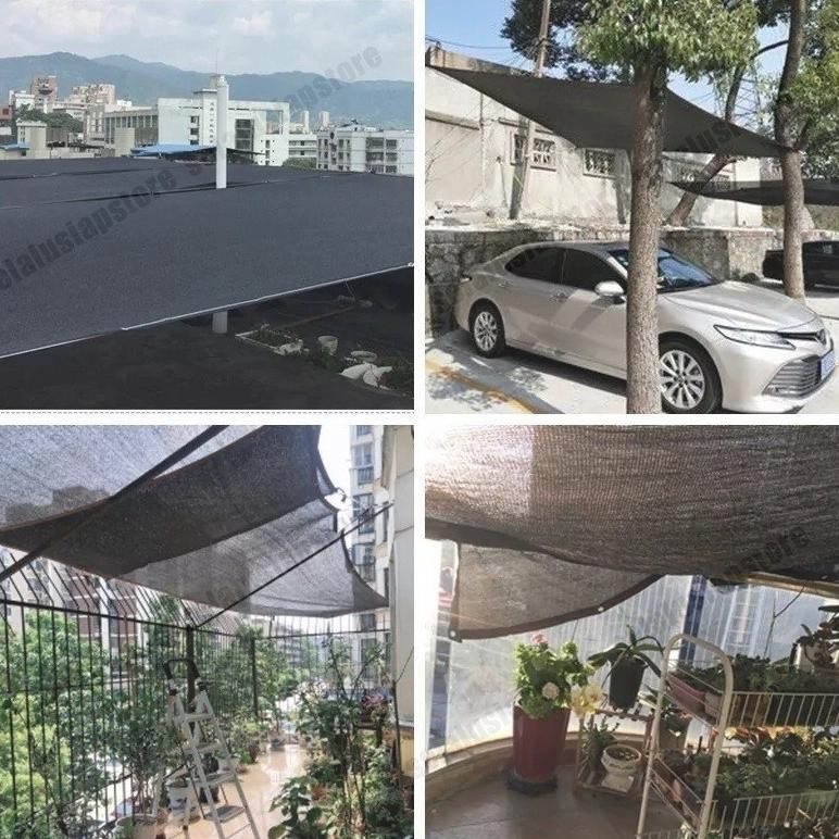 Aris A Beng Paranet 95% Anti UV - Tabir Surya Coklat, Jaring Kebun, Jaring Rumput, Shade Net Greenho