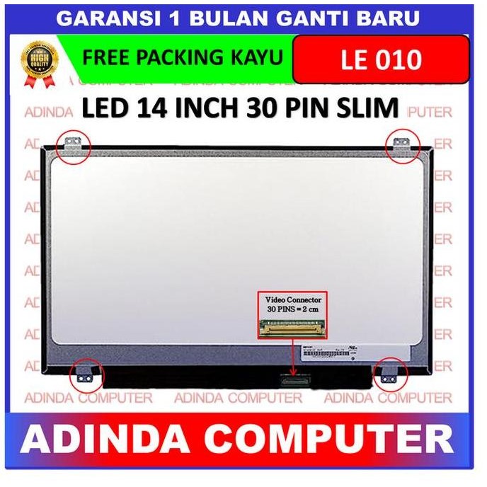 DA65 }} LCD LED Laptop NT140WHM-N41 NT140WHM-N44 HB140WX1-301 14.0 30 Slim