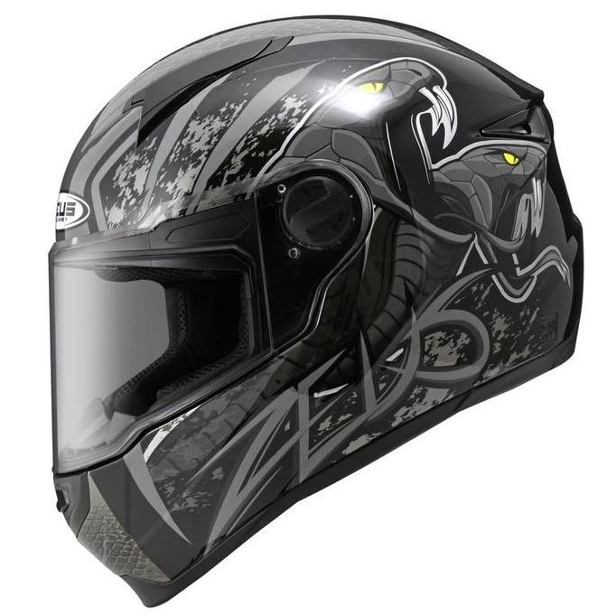 Zeus Zs811C Z811C Al48 Black/Dsil Full Face