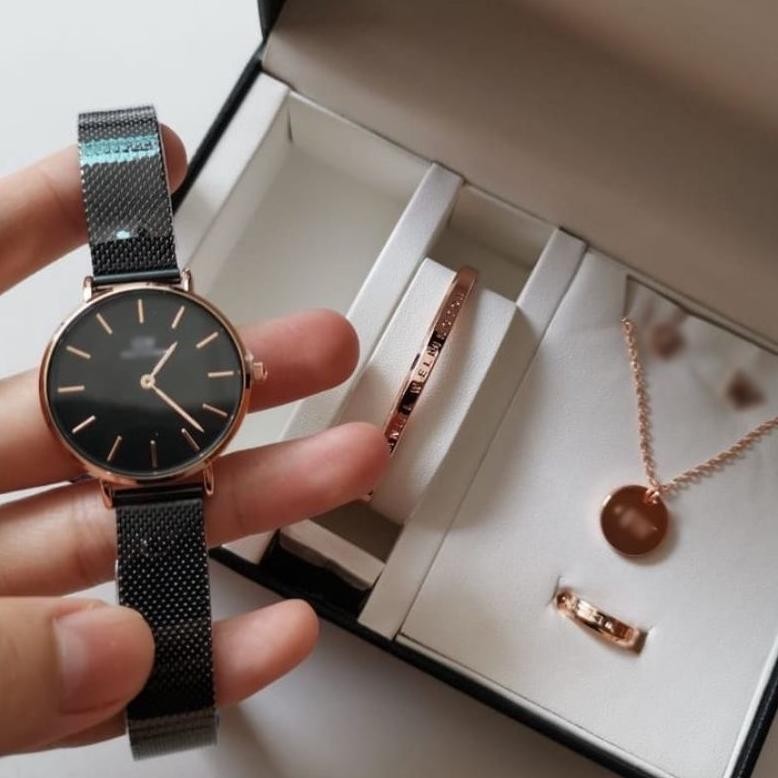 Hot Sale Bayar Di Tempat - Jam Tangan Fashion WD 01 KZ Petitie Melrose Paket Acc , Box Original & Pa