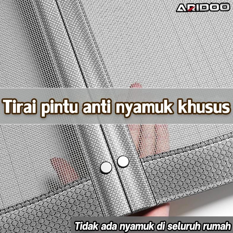100% Anti Nyamuk Serangga Tirai Magnet pintu Premium Tebal fiberglass 90cm x 210cm 100x 210cm Tirai 