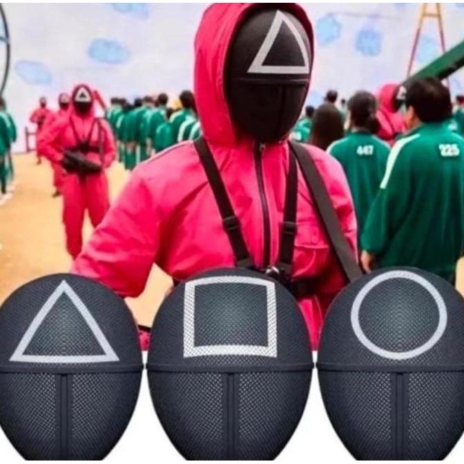 COD TOPENG SQUID GAME VIRALLLL / KOSTUM SQUID GAME / TOPENG TOPENGAN SQUID GAME ANAK MURAH / MAINAN 