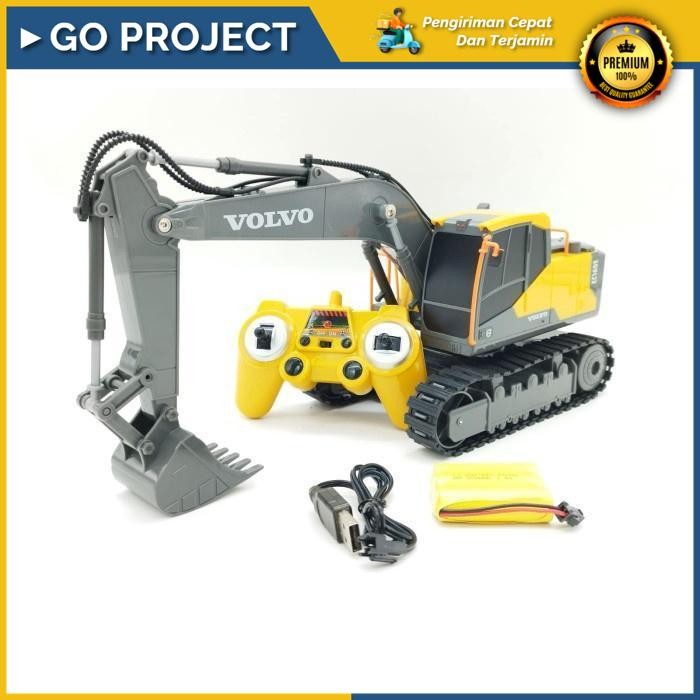 Go-Project Double E Rc E580-003 Volvo Excavator 1:26 2.4Ghz Remote Control Toy And Hobby Collection 