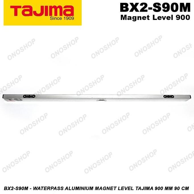 BX2-S90M - Waterpass Aluminium Magnet Level Tajima 900 mm 90 cm