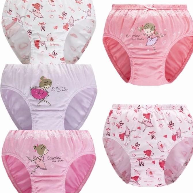 SET Celana Dalam Anak Perempuan Celana Dalam Anak dengan Box Kolor Anak Perempuan Import