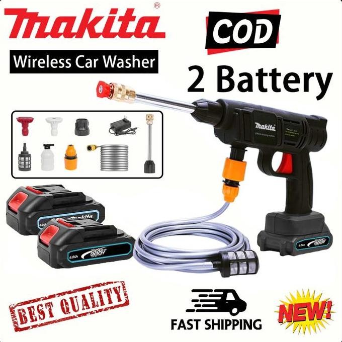 MAKITA 88V Max jet cleaner mesin cuci mobil Semprotan cuci motor Alat Cuci Motor mesin cuci motor