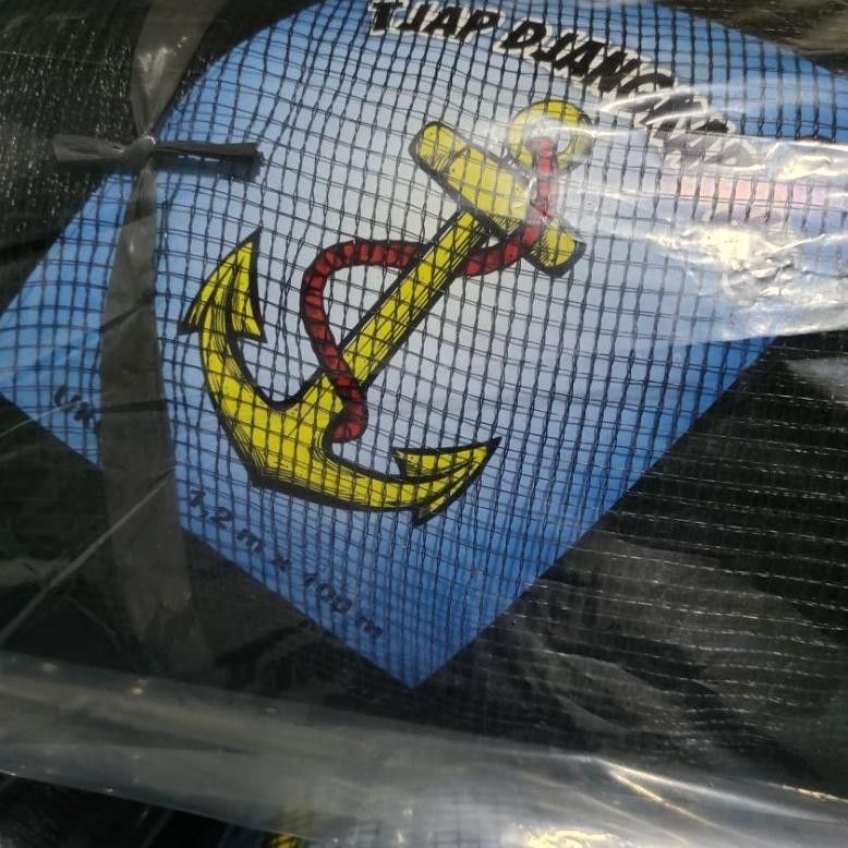 SENHA Waring hitam / waring jaring ikan 1 rol panjang 100 meter x 120 cm