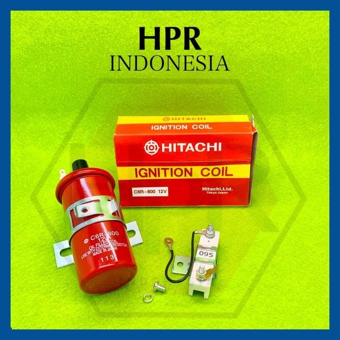 Koil Ignition Coil Hitachi 12V C6R-800 Daihatsu Charade G10 G11