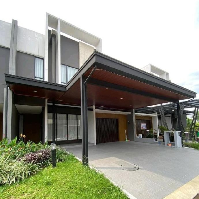 Kanopi Hollow Galvanis Tiang WF 150 Plafon PVC Rangka Dalam 40x80 Flat Bording Tebal 1,2mm Paket Len