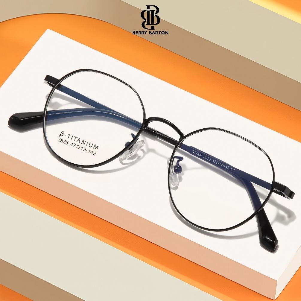 ROULACASE Berrybarton Kacamata Bulat Anti Radiasi Anti Blueray Photocromic Pria Wanita Terbaru Kacam