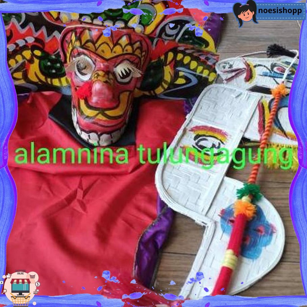 Kuda lumping barongan spon anak BR -04