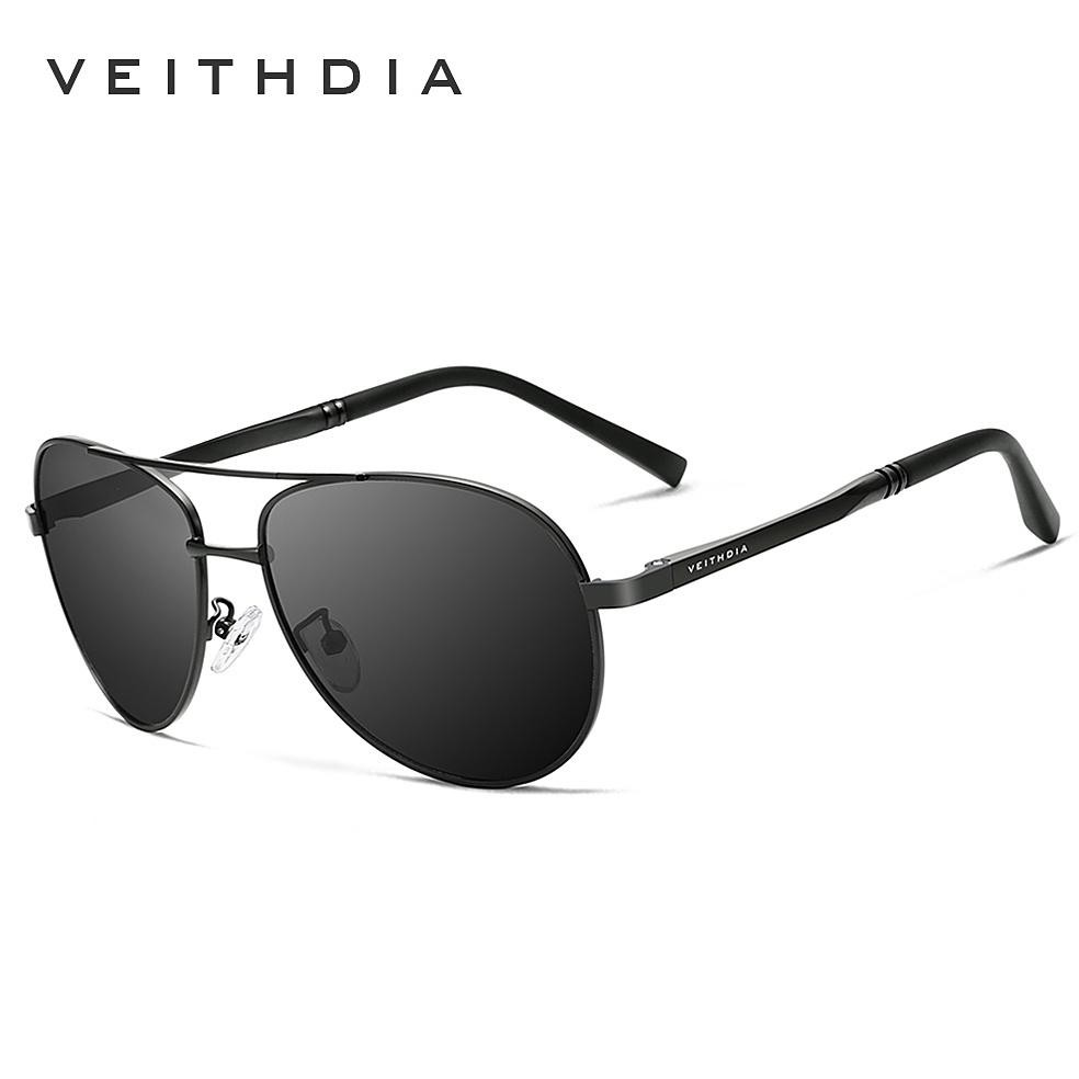 ROULACASE VEITHDIA Kacamata Aviator ORIGINAL Polarized kaca mata hitam anti Sinar UV Matahari Polaro
