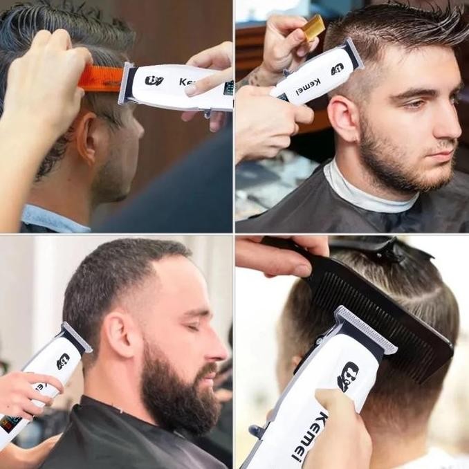 Km-Pg232 Kemei Hair Clipper Mesin Cukur Rambut Brewok Jenggot