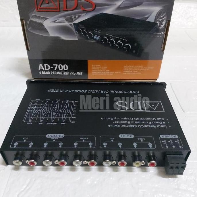 Pream Parametrik Ads Ad 700 Equalizer Profesional Sound System Car Audio