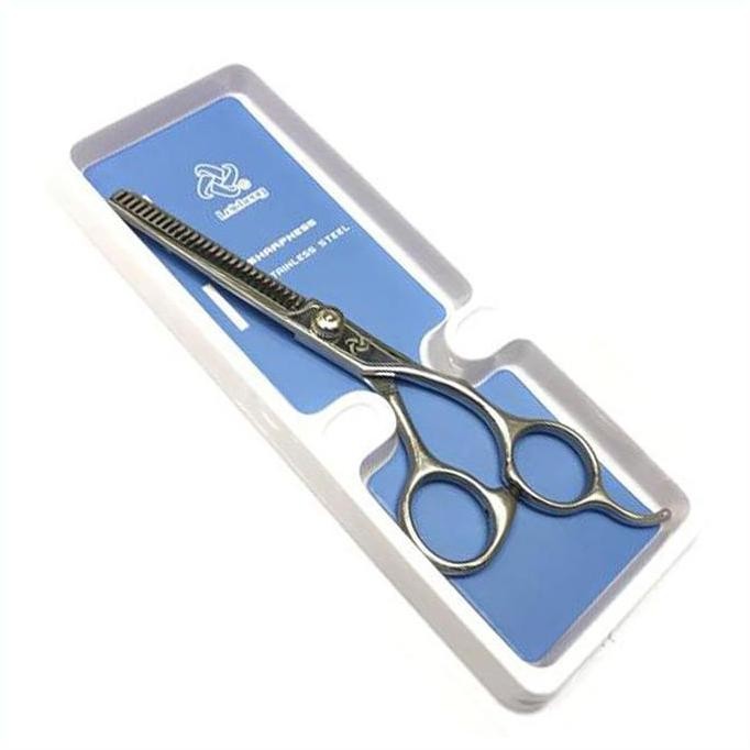 Gunting Alat Potong Rambut + Gunting Sasak Rambut ( Zigzag ) 1 Set