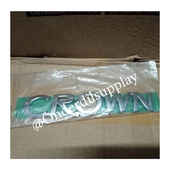 Emblem Bagasi Toyota Crown Original