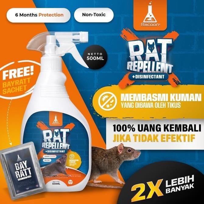 Racoon Rat Repellent 500Ml - Spray Pengusir Tikus