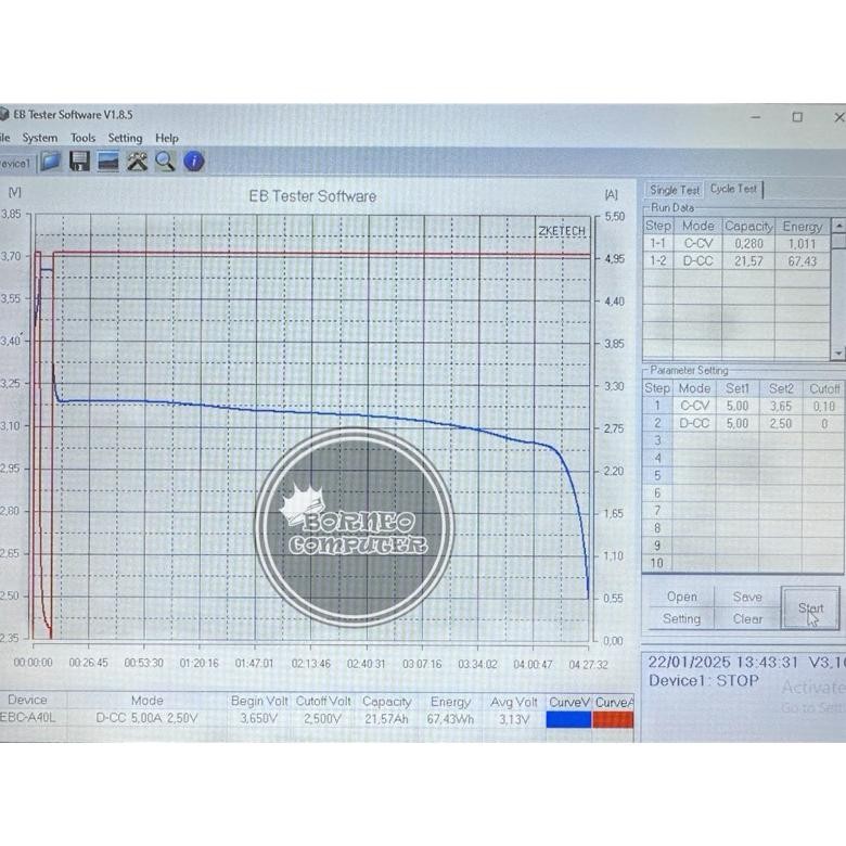 Flash Sale - Baterai Lifepo4 Gotion 3.2V 22Ah Bekas Kondisi Kembung 