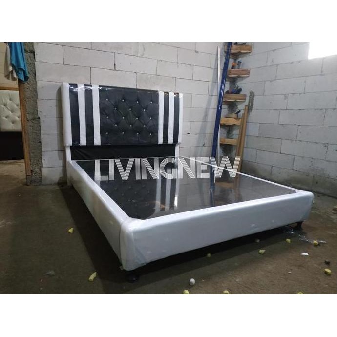 Ranjang kayu minimalis dipan oscar 160x200 / Dipan Minimalis / BunkBed