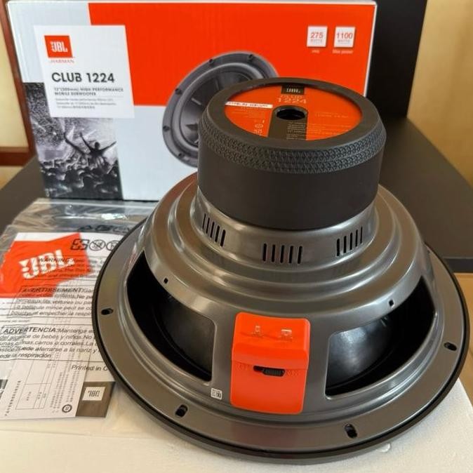 Subwoofer Jbl Club 1224 Double Coil Double Maghnet