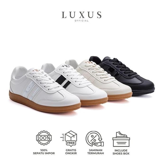 Luxus Haewon Sepatu Kasual Sepatu Wanita Sepatu Olahraga Alas Karet Lx2049