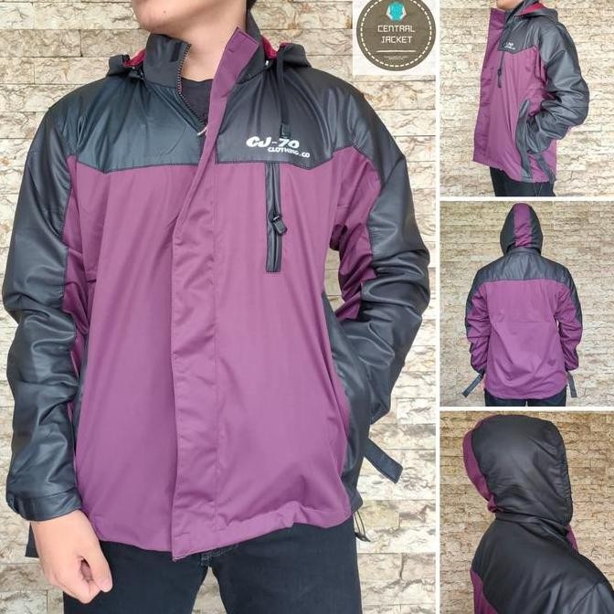 Jaket Gunung Pria Waterproof - Jaket Outdoor Parasut Prada
