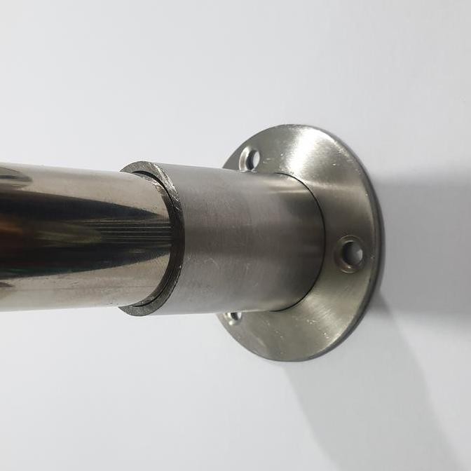 Bracket Topi untuk Pipa Stainless 1 inch / Dop Pipa Stainless ketembok