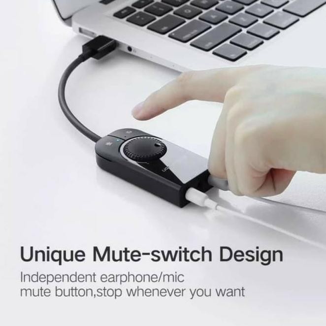 Ugreen Usb Sound Card To Aux Audio Mic - Ugreen Soundcard Usb External