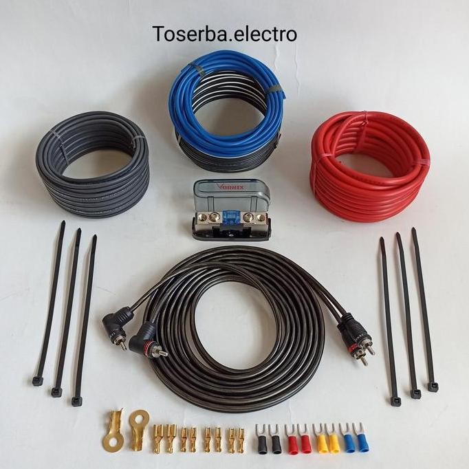 Promo Paket kabel full set instalasi speaker 3way audio mobil COD