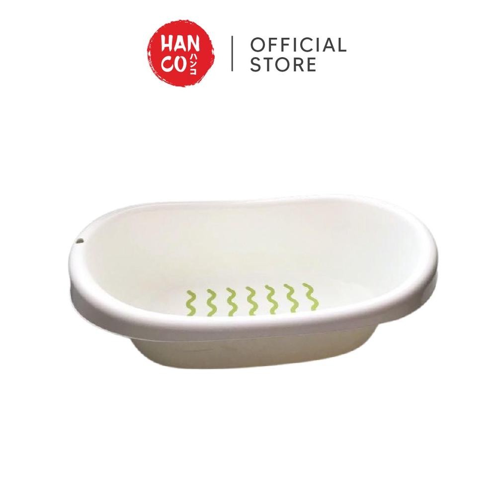 SWALLOWTAIL- HANCO LATTSAM Tempat mandi bayi/ bak mandi bayi bhn dasar plastik warna putih/hijau uku