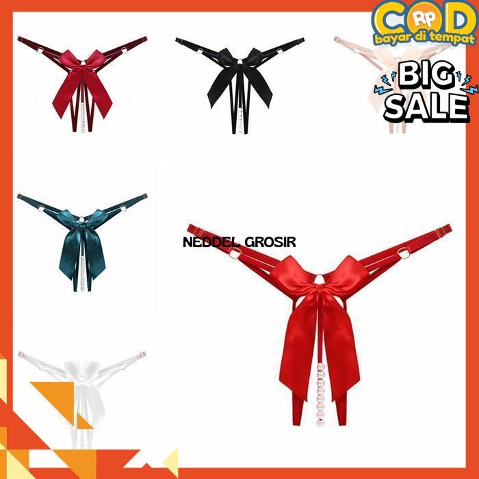 G STRING   MUTIARA KUPU BIG SIZE CELANA DALAM WANITA  BY NEDDEL GROSIR