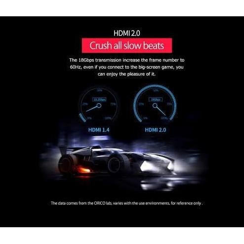 Kabel Hdtv 2.0 Orico 5M Gold 4K 2K Uhd Hd303-50 - Cable Hdmi 5 Meter