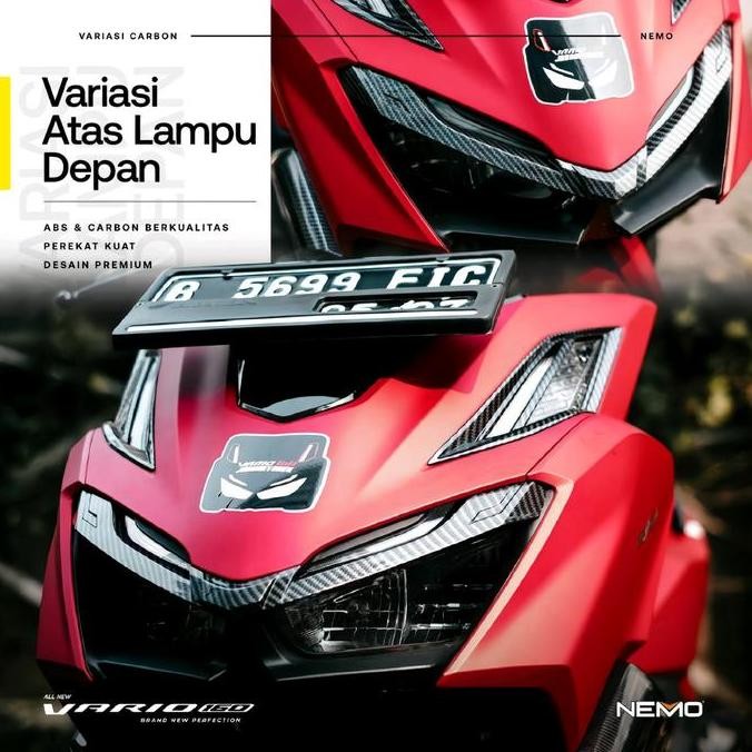 Cover Alis Vario 160 Carbon Nemo Vario 160 ABS CBS BEST QUALITY