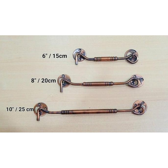 Hak Angin 10" / 25 Cm Warna Antik / Penahan Jendela