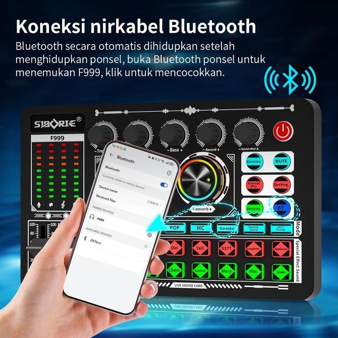 Siborie&Trisno_Dmr Rekomendasi Bersama Soundcard F999+H3+Otg-2 In 1