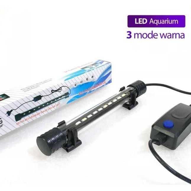 Lampu aquarium nyala 3 mode, lampu aquarium 3 mode nyala, lampu aquarium 3 warna nyala, lampu aquari