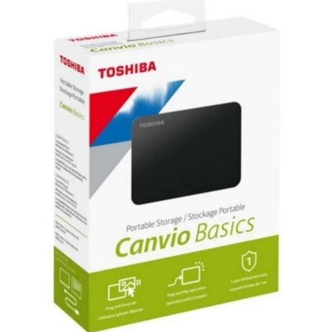 TERBARU - Toshiba Canvio Basic 4TB HD HDD Hardisk Eksternal