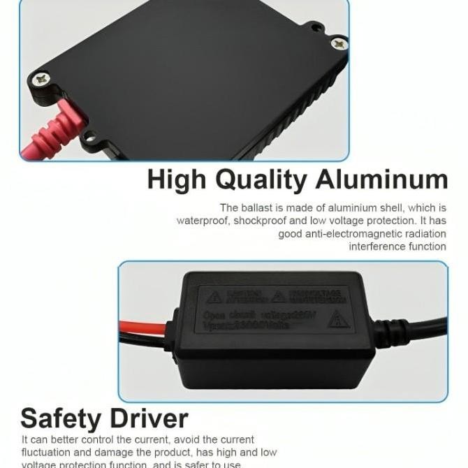 DB83>> Ballast HID 35 Watt - 55 Watt Standard Balast HID Mobil Motor 12V Projector Lampu Universal K