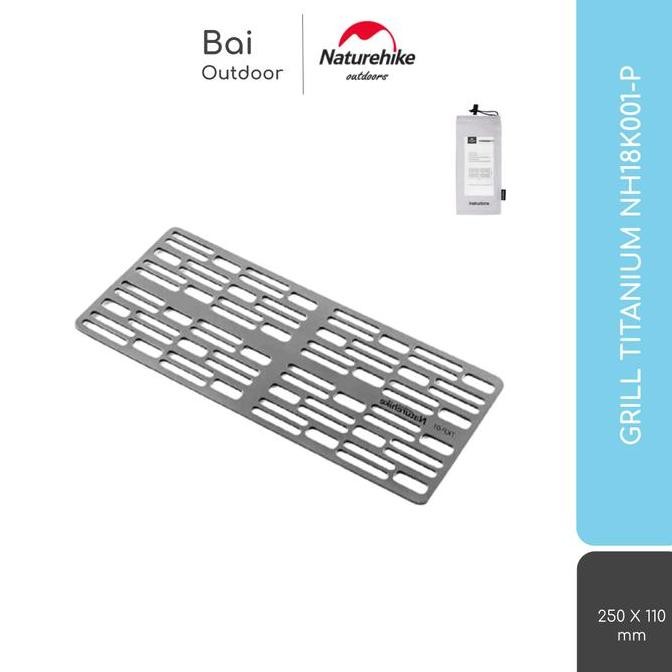Grill Titanium Naturehike Nh18K001-P Bbq Pemanggan Camping Ultralight