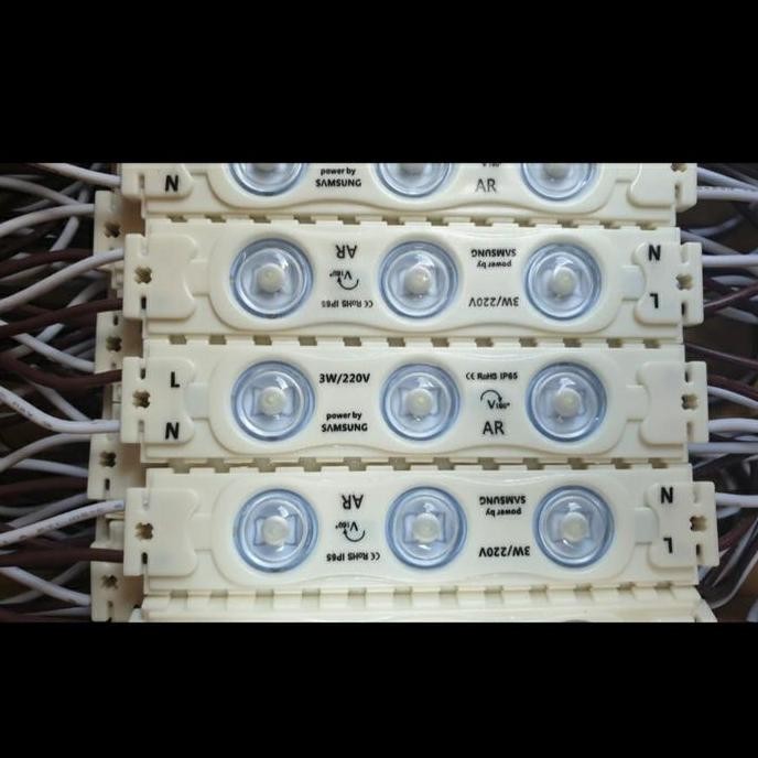 New New LAMPU LED MODULE SAMSUNG 3WATT AC 220V / LED MODUL 3W 3 WATT - WHITE