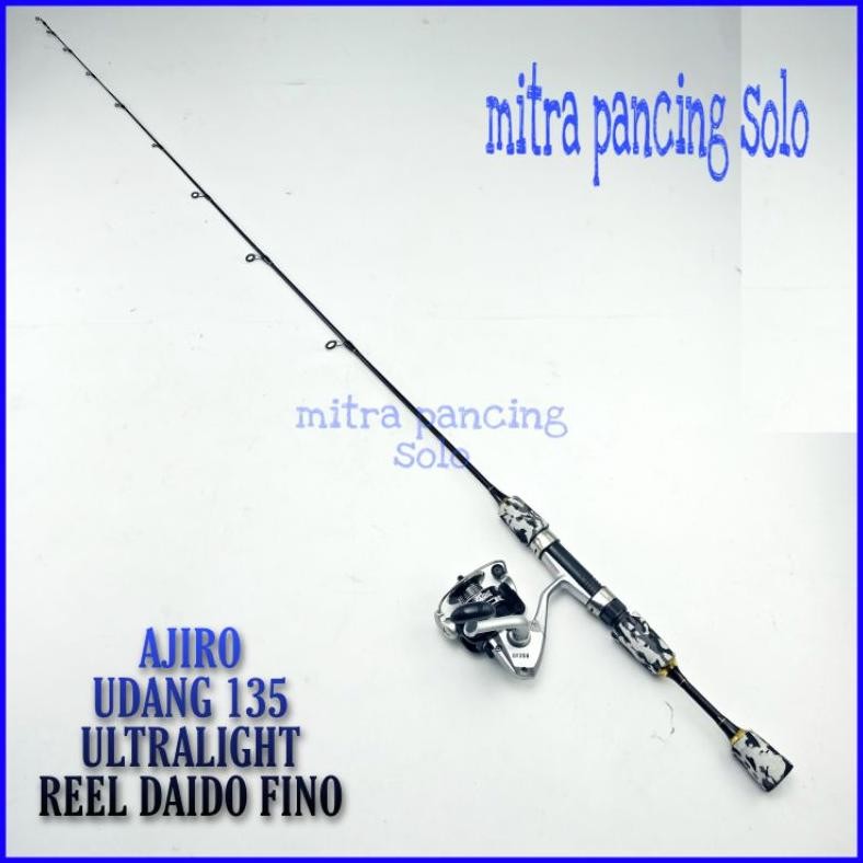 SATU SET JORAN PANCING UDANG MURAH AJIRO FISHING SUPER LENTUR FIBER SOLID ULTRALIGHT KUAT DAN MURAH