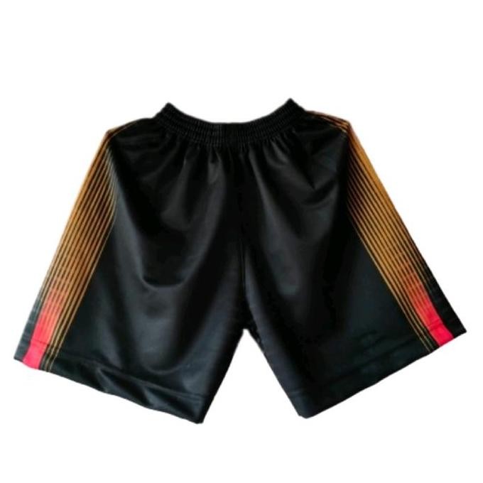 DF240>> Celana volly kolor voli Full Printing terlaris Low Waist Hitam Putih Bunga Santai A-Line fut