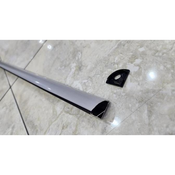 New New U Channel Aluminium untuk Led Strip 1 meter