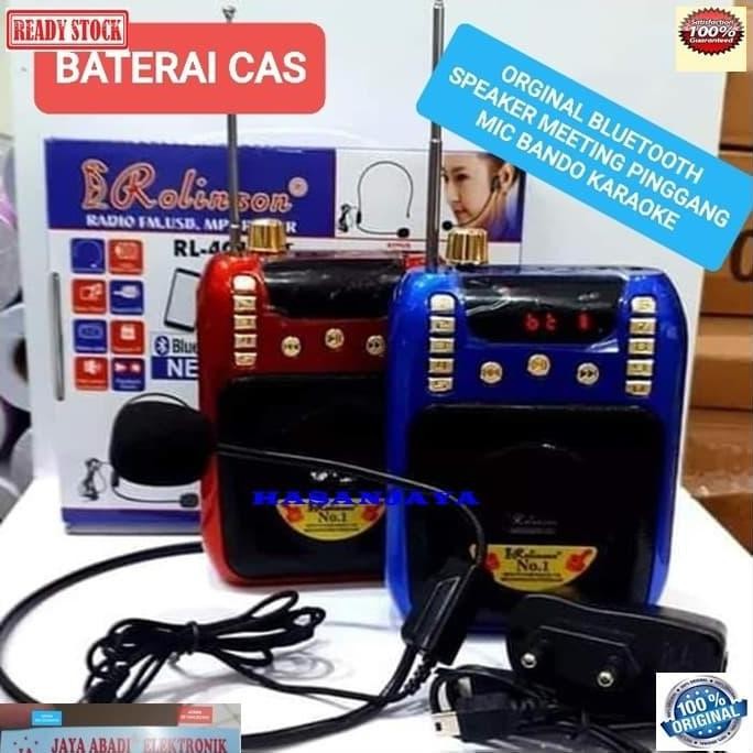 DR282>> FLECO K 06 BLUETOOTH Waistband PA speaker meting mini pinggang mic