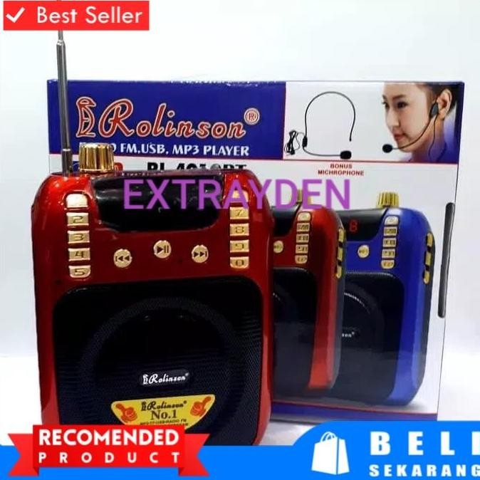 DB48>> Mitsuyama MS 4024 speaker mini radio kecil usb mp3 portable fas charge