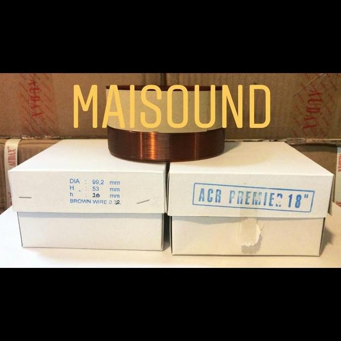 DE104 >> SPUL SPEAKER ACR PREMIER 18 Inch spool