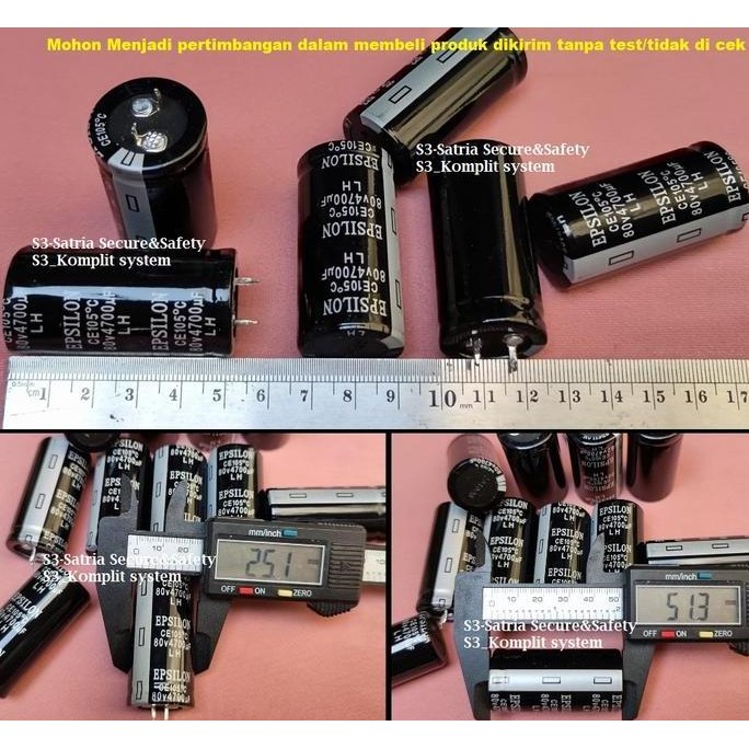 DF310>> Elko 4700uf 80v EPSILON Elco 80v4700uf LH 105c 4700 uf 80 v 4700uF