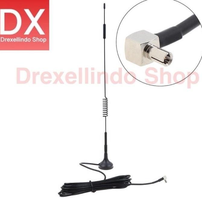 DF203>> Antena TS9 Spiral Magnet 7dbi 4G 3G 2G kabel 5 meter
