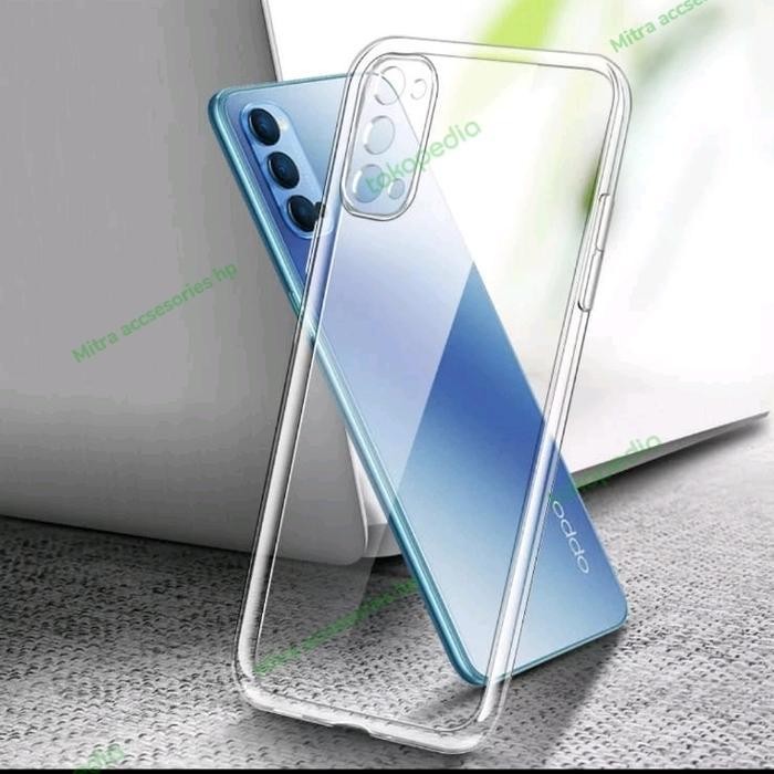 oppo reno 4 pro jelly clear ultra bening softcase - clear